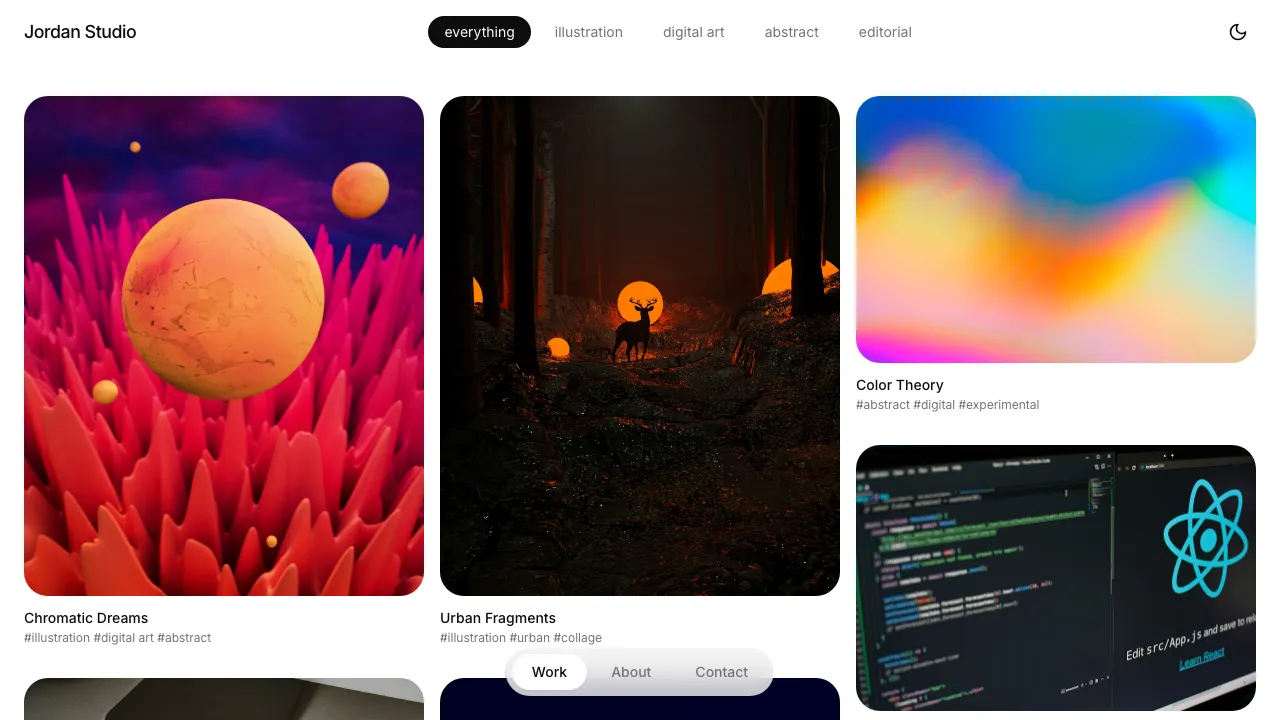 Loading preview of Editorial Echo Portfolio